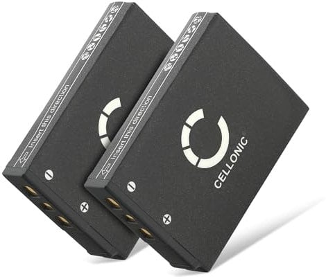 subtel, Battery for Camera, compatible with Kodak Easyshare Z950, V1003, KLIC-7003, M381 (3.7V, 1050mAh) 2 Pieces