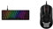 HyperX USB-C Alloy Origins 60 - Mechanical Gaming Keyboard & Pulsefire Haste – Gaming Mouse – Ultra-Lightweight, 59g, Honeycomb Shell, Hex Design, HyperFlex Cable, Up to 16000 DPI, 6 Programmable, Black