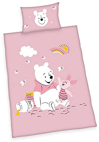 Herding Bettwäsche-Set, Rosa, 40 x 60 cm, 100 x 135 cm