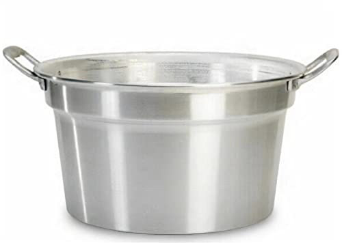 La zappa Kochtopf aus Aluminium mit Griffen und luftdichtem Deckel (5 Liter, Topf)