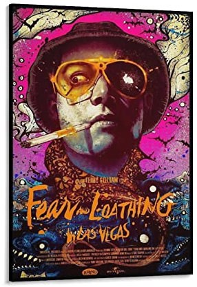 AIJING Poster Fear And Loathing in Las Vegas, Kunstdruck, Poster, Wandkunst, Gemälde, Leinwanddekoration, Heimposter, 30 x 45 cm