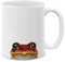 MUGBREW Tazza da caffè in ceramica con rana di pomodoro rossa, 11 oz