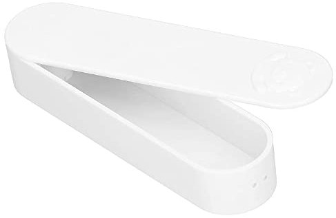 Caja de hisopo de algodón portátil Herramienta de almacenamiento de hisopos de algodón con oso de dibujos animados ABS Mini estuche de viaje para hisopos de algodón palillos de dientes
