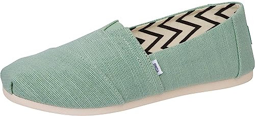 TOMS Damen Alpargata Flacher Slipper, Frosty Sage Heritage Leinwand, 36.5 EU