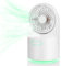USB Desk Fan with Spray, Portable Desktop Cooling Fan 3 Speed Small Humidifier 2 Spray, Adjustment Mini Fan with 300ML Water Tank for Better Cooling, Small Powerful Fan for Home Outdoor Camping Travel