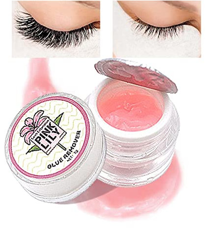 Tongyend Eyelash Extension Remover Cream,Mild Eyelash Glue Remover Fast Acting,Special LILY Flavor Cream,Low Irritation Adhesive Remover Cream for Sensitive Skin,Lash Extension Remover Gel,5g