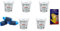 zbs24 Wasserkastenwürfel Sanit Reinigungswürfel für WC-Spülkasten - 5 Dosen a 10 Stück, Würfel je 50g, Bundle mit Latex Handschuhen