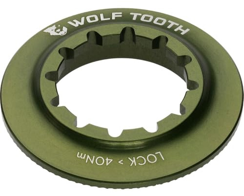 Wolf Tooth Centerlock Rotorarretierring Innenverzahnung Oliv