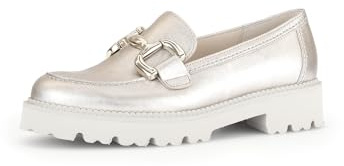 Gabor Damen Slipper, Frauen Slip On,Best Fitting,schluepfschuhe,College Schuhe,Businessschuhe,Slip-ons,Mokassins,Halbschuhe,Puder,43 EU / 9 UK