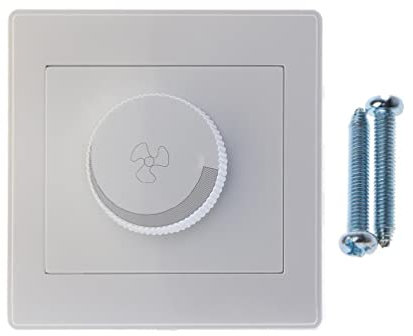 Single Variable Fan Control Rotary Switch Fan Speed Dimmer Adjustable Rotary Control Switch Mechanical Switch Ceiling Fan Switch Speed Controller Smart 3 Speed 4 Wire Replacement With Dimmer Kit