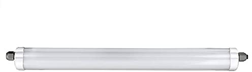 LED Deckenleuchte Feuchtraum Feuchtraumwannenleuchte LED Garagenlampe LED Röhre, Reihenschaltung, strahlwassergeschützt, 1x LED 36W 4320lm neutralweiß, L 120 cm
