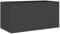 vidaXL Jardinière, Bac à Fleurs, Pot de Plantes, Boîte à Fleurs, Jardinière Surélevée de Jardin Patio Terrasse, Noir 62x30x29 cm Acier
