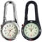 Vegena Taschenuhr Mit Karabiner,2 Stücke Krankenschwester Uhr,Karabiner Uhr,Taschenuhr Schlüsselbund,Schwesternuhr Für Herren,Damen,Doktorkrankenschwester(Schwarz,Silber)