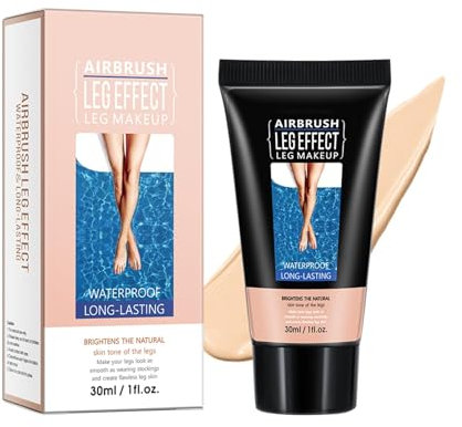 Bein Make Up Wasserfest, Camouflage Make Up Wasserfest Für Tattoos, Besenreiser Abdecken, Krampfadern Abdecken, Camouflage Make up Wasserfest für Tattoos, Make Up Für Beine Besenreiser (01#, 30 ml)
