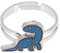 WRITWAA Stimmungsring FüR Kinder Farbwechselnder Offener Ring Aus Zinklegierung Verstellbarer Schmuck FüR Feiertage Und Geburtstage