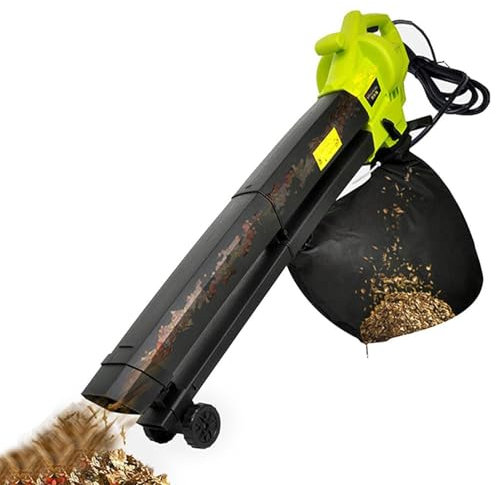 Souffleur de Feuilles de Jardin, souffleur et aspirateur à Feuilles sans Fil 3000 W, Mini aspirateur à Feuilles sans Fil léger 150 CFM, souffleurs électriques portatifs for la Collecte des Feuilles