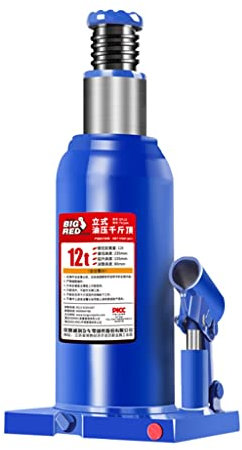 MYVVKIA Cric hydraulique pour Bouteille 2T 3T 5T 8T, cric Vertical Portable, cric hydraulique en Acier pour Voiture/fourgonnette/Bateau/Camion