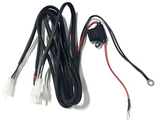 Woedpez Kit di relè universale LED cablaggio interruttore per motociclette fari lampade da lavoro supplementari facile installazione 12 V 4 A 60 W