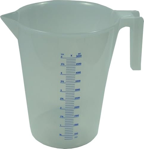 Clear Measuring Jugs 3L Chemical Resistant Pack Qty 1