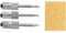 Lamsimoy 3Pcs Brass Soldering Tips USB Soldering Iron Welding Soldering Tips for E10 Interface Soldering Stations