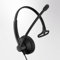 EPOS IMPACT 100 MS Mono USB-C+A Headset with Microphone, Microsoft Teams Certified, Noise-Cancelling, Lightweight, Soft Silicone Side Support, USB Adapter, Call Control, UC Professional Use