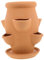 Kichvoe Pots De Plantes Jardinière À Pots De Plantes D'Intérieur Pots en Terre Cuite pour Plantes Jardinière D'Extérieur en Terre Cuite Pots De Fleurs en