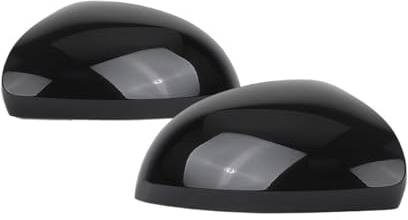 Spiegelkappe Für VW Für Tiguan 2010-2016 5N0857537 5N0857538 Ersatz Seite Tür Flügel Spiegel Abdeckung Rückspiegel Shell Auto Rückspiegel Kappe(2xGlossy Black LH RH)
