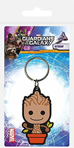 empireposter Guardians of The Galaxy - Baby Groot - Gummi Schlüsselanhänger Keyring - ca. 5cm