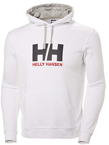 Helly Hansen Herren HH Logo Kapuzenpullover, Weiß, L
