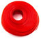 vhbw Mähfaden Trimmerfaden mit 2mm Durchmesser kompatibel mit Rasentrimmer Motorsense - 100 Meter, Rot, Nylon, widerstandsfähig - Rasentrimmerfaden Ersatzfaden