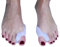 Ballenkorrektor Zehenspreizer Trenner. Schiene Big Toe. 2-in-1-Stretch-Kissen. 1 Paar.