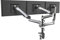 HFTEK - Monitorarm - Triple - Halterung Halter Tischhalterung für 3 Bildschirme von 15 – 27 Zoll mit VESA 75/100 (HF138GS)