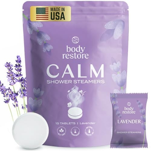 Body Restore Bath Bombs Aromatherapy Confezione da 15 - Regali di Natale per le donne, Regali di Natale, Regali di Compleanno per la Mamma, Regalo Elefante Bianco, Articoli Essenziali da Viaggio