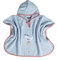 Hansekind Poncho, hellblauer Frottee, Möwe, 1-4 Jahre