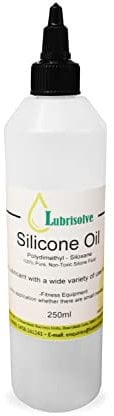 Silicone Oil 250 ml 100% Pure Clear & Non-Toxic Use for Fitness Equipment, Moving Parts, Treadmill Oil