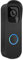 CaseBot Hülle für Blink Video Doorbell, weiche Leichte Dünne Kratzfeste Silikon Abdeckungen Skins Schutzhülle für Blink Video Doorbell 2021, Schwarz