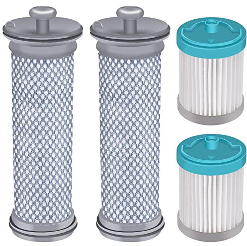 Filter Replacement for Tineco A10 A11 Hero, A10 A11 Master, PURE ONE S11, PWRHERO11 Snap Cordless Vacuum Cleaner, 2 Pre filters and 2 HEPA filters