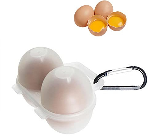 2 Gitter Eierbehälter, Eierbehälter für Kühlschrank, Eierbox, Eier Aufbewahrung, Eier Aufbewahrung für Multi in Kühlschrank Outdoor Picknick Camping