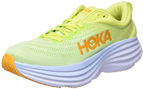 HOKA ONE ONE Men's Bondi 8 Running Shoes, Butterfly/Evening Primrose, 9 UK