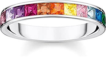 THOMAS SABO 2 Ring 925 Sterlingsilber TR2403-477-7