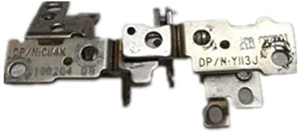 Charnières pour écran LCD pour ordinateur portable DELL Studio 1558 Argenté