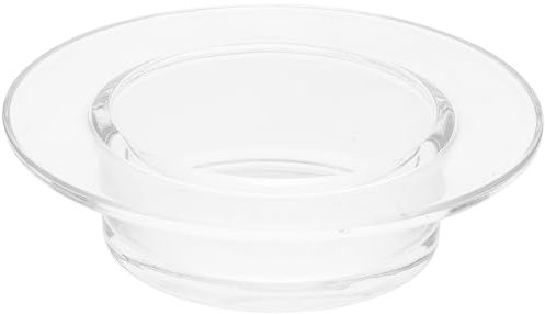 Uonlytech Ersatz-Ölwärmer, Schmelzwachswärmer, Liner Dish Runde Glasschale Kerze Wamer Schüssel Teller Wachsschale für elektrische Lampen Öl und Tart Warmers