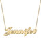 UMAGICBOX Collier Prénom Personnalisé Jennifer - Un cadeau de Noël inestimable, idéal pour un Baptême ou pour exprimer votre amour lors de la Saint-Valentin
