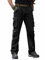 Breampot Herren Cargohose Baumwolle Baggy Chino Hosen Freizeit Outdoorhose Arbeitshose Trouser Pants (XX-Large, Schwarz)