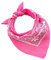 Bandana aus 100% Baumwolle, 3/5/10er-Set, für Damen, Herren, Kinder, Unisex, einfarbig und/oder mit Paisley-Muster, Artikelnummer A644, fuchsia, Set 5 pz