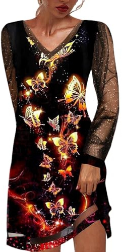 WVONIF Robe de Plage Femme Été Grande Taille Sans Manches T-Shirt Débardeur Courte Col V Ourlet Irrégulier