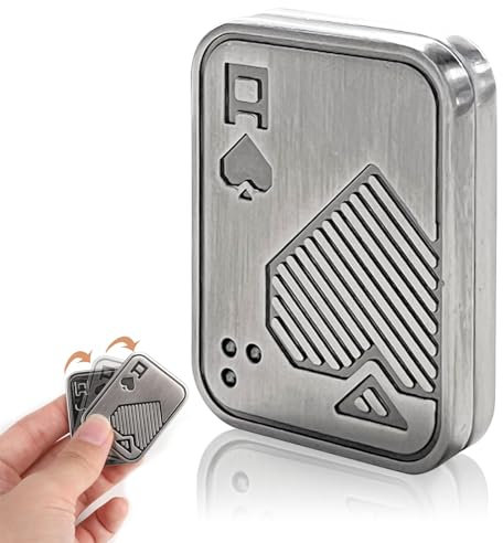 Ninnyi Metal Fidget Toys, Adults Magnet Relief Anxiety Toy, Magnetic Slider Cool Gadgets, Gifts for Boyfriend and Father