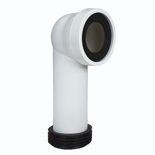 Codo de conexión para inodoro, conexión de desagüe, válvula de ventilación, diámetro normal, 90 mm