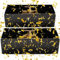 Überraschungs-Konfetti-Geschenkbox-Einsatz, Gold, 2 Stück