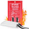 BEENNA Manta Ignifuga para Cocina, 1m×1m Manta de Fuego de Fibra de Vidrio de Emergencia, Cobija Extintora para Apagar Fuego para Extinguir Incendios Repentinos en Cocinas, Automóviles, Garajes etc.